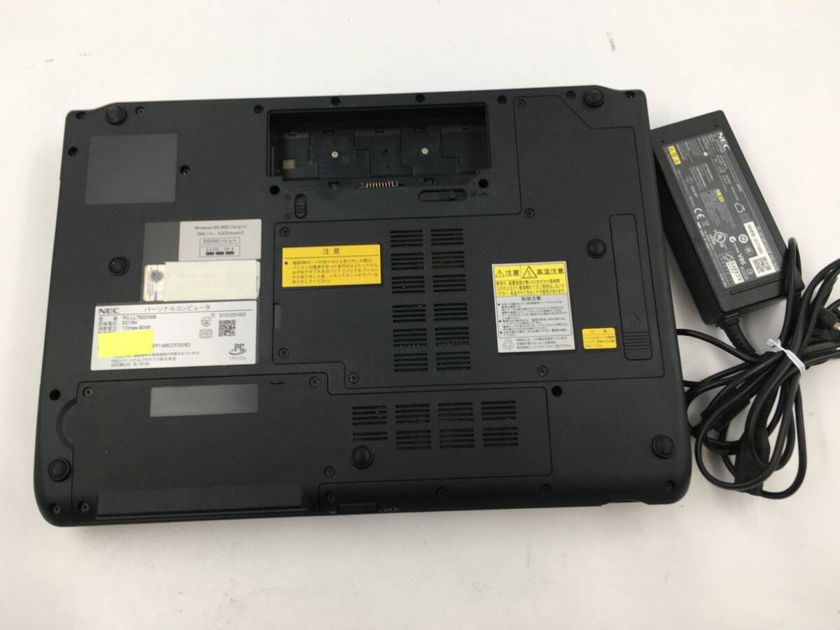 NEC/ノート/HDD 750GB/第2世代Core i5/メモリ2GB/2GB/WEBカメラ NEC/ノート/HDD 750GB/第2世代Core i5/メモリ2GB/2GB/WEBカメラ