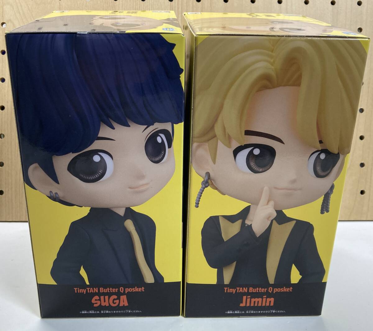 未使用未開封品　Qposket　TinyTAN Butter　SUGA / Jimin　フィギュア　 Aカラー　2個セット