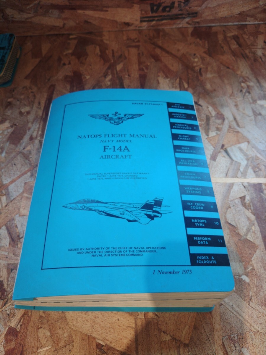 F-14A NATOPS FLIGHT MANUAL トムキャット フライトマニュアル