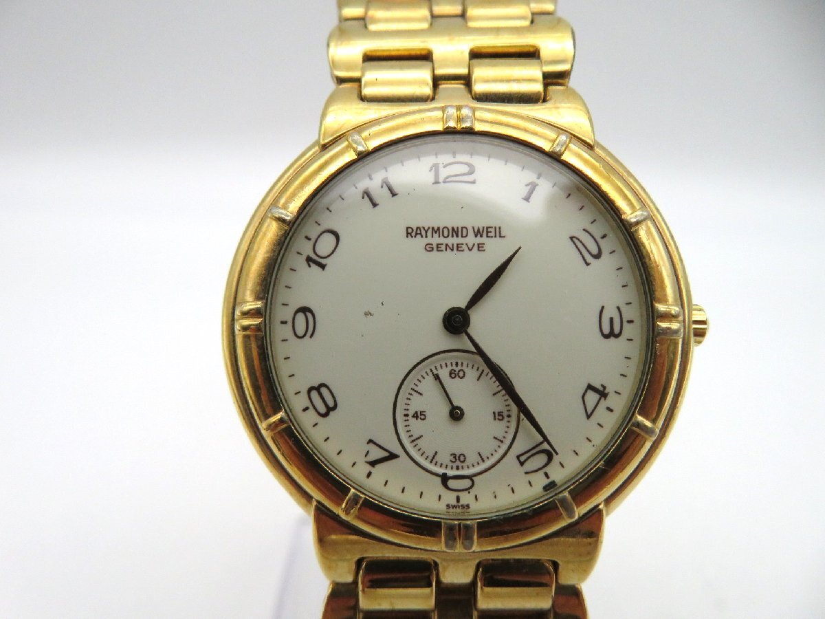 1◆稼働◆ レイモンドウィル 白 クオーツ ユニセックス 腕時計 R30303