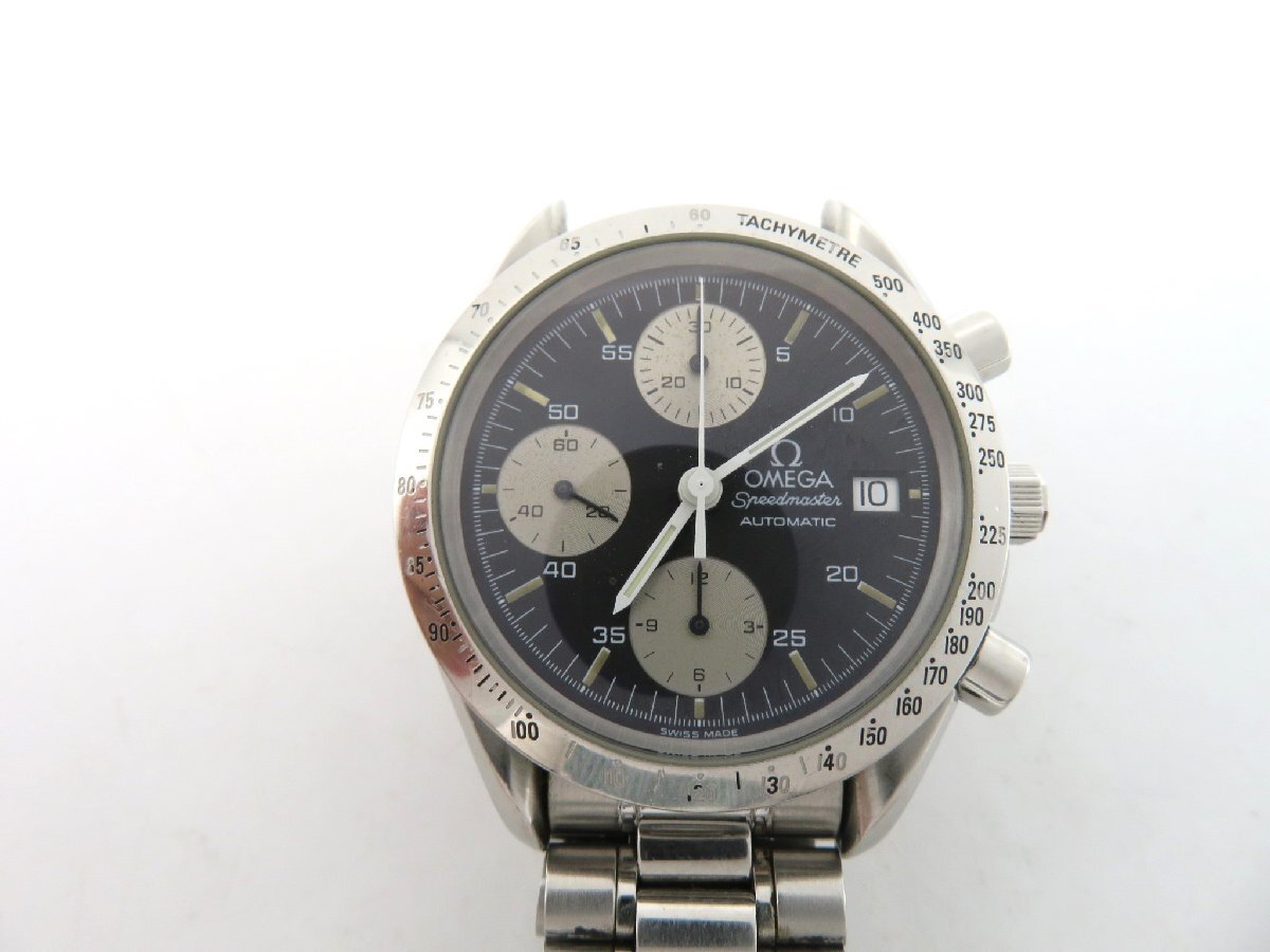 1◆稼働◆ オメガ スピードマスター ブラック 自動巻き メンズ 腕時計 R485