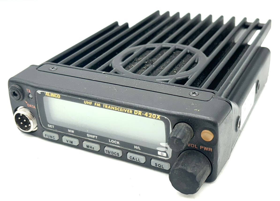 ALINCO UHF FM TRANSCEIVER DR-420X 無線機 モービル機 DR-420DX ALINCO UHF FM TRANSCEIVER DR-420X 無線機 モービル機 DR-420DX
