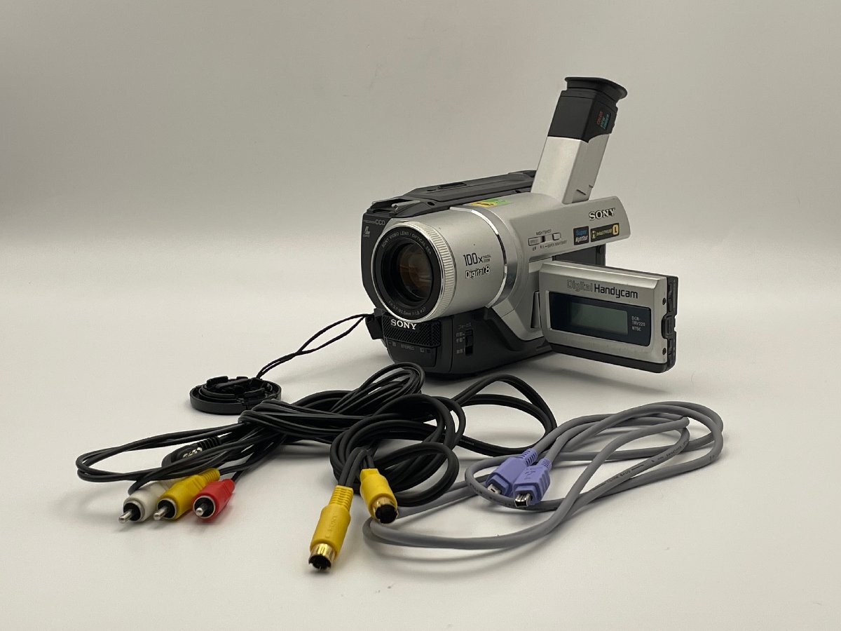 ソニー ビデオカメラDCR-TRV900ミニDVテープ 作動機 付属品 ソニー ビデオカメラDCR-TRV900ミニDVテープ 作動機 付属品
