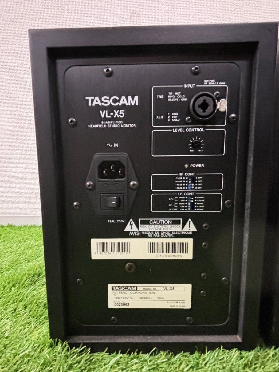 現状品 9-573 TASCAM VL-X5 スタジオモニター スピーカー 現状品 9-573 TASCAM VL-X5 スタジオモニター スピーカー