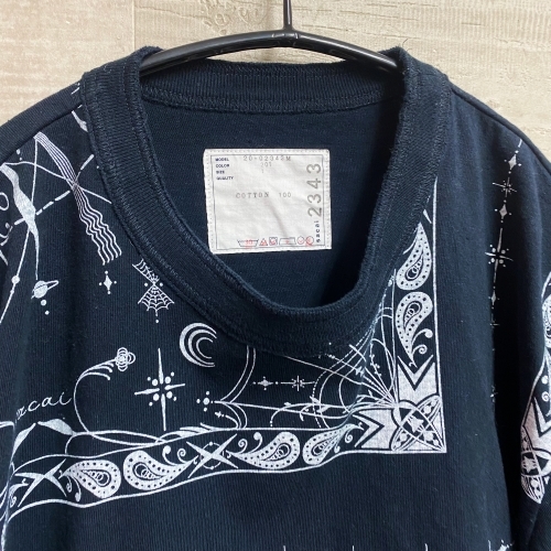 究極限定 SACAI × Dr.woo ロンT タトゥー刺繍 バード サカイ 黒 究極限定 SACAI × Dr.woo ロンT タトゥー刺繍 バード サカイ 黒
