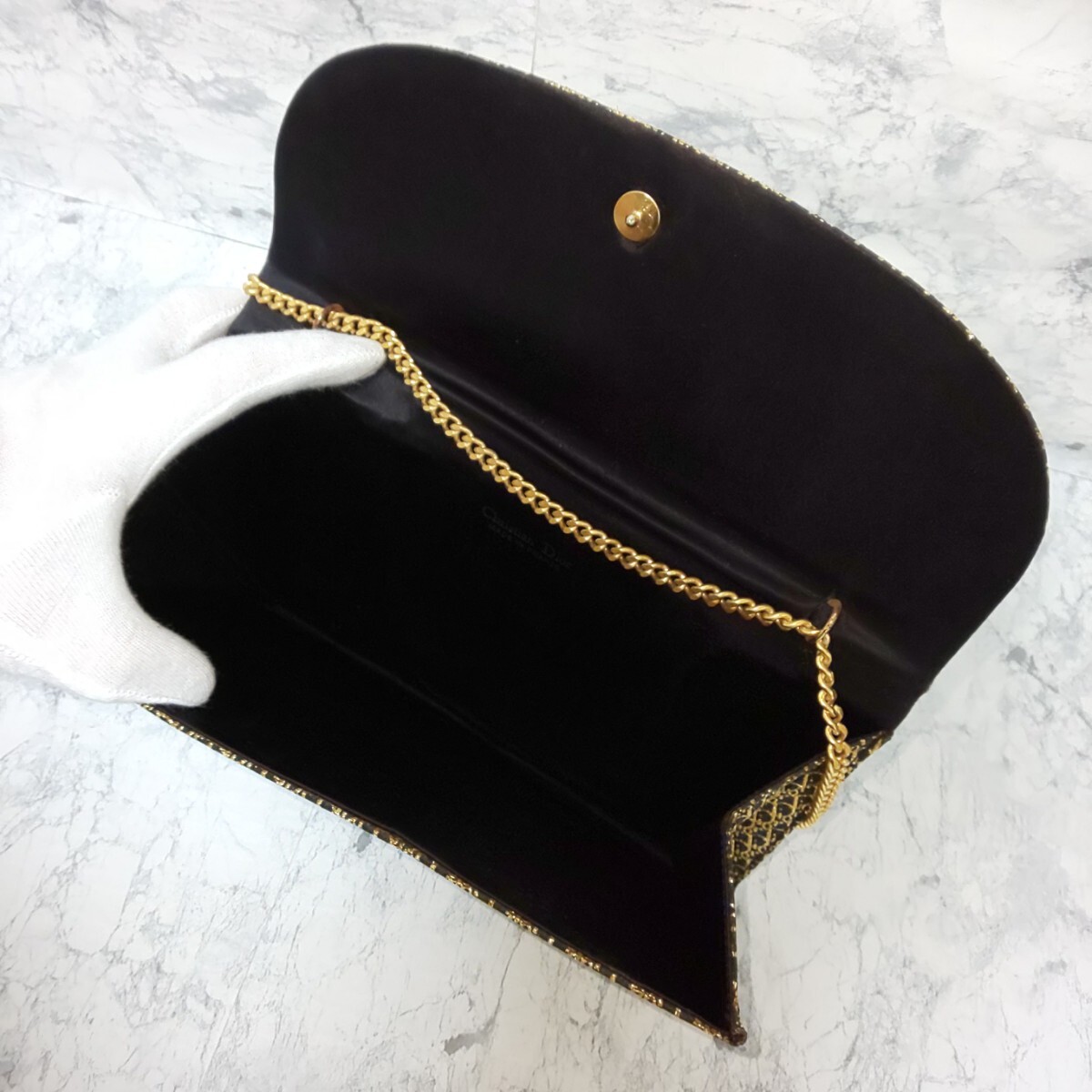 極希少】Christian Dior ヴィンテージ トロッター フラップ 極希少】Christian Dior ヴィンテージ トロッター フラップ