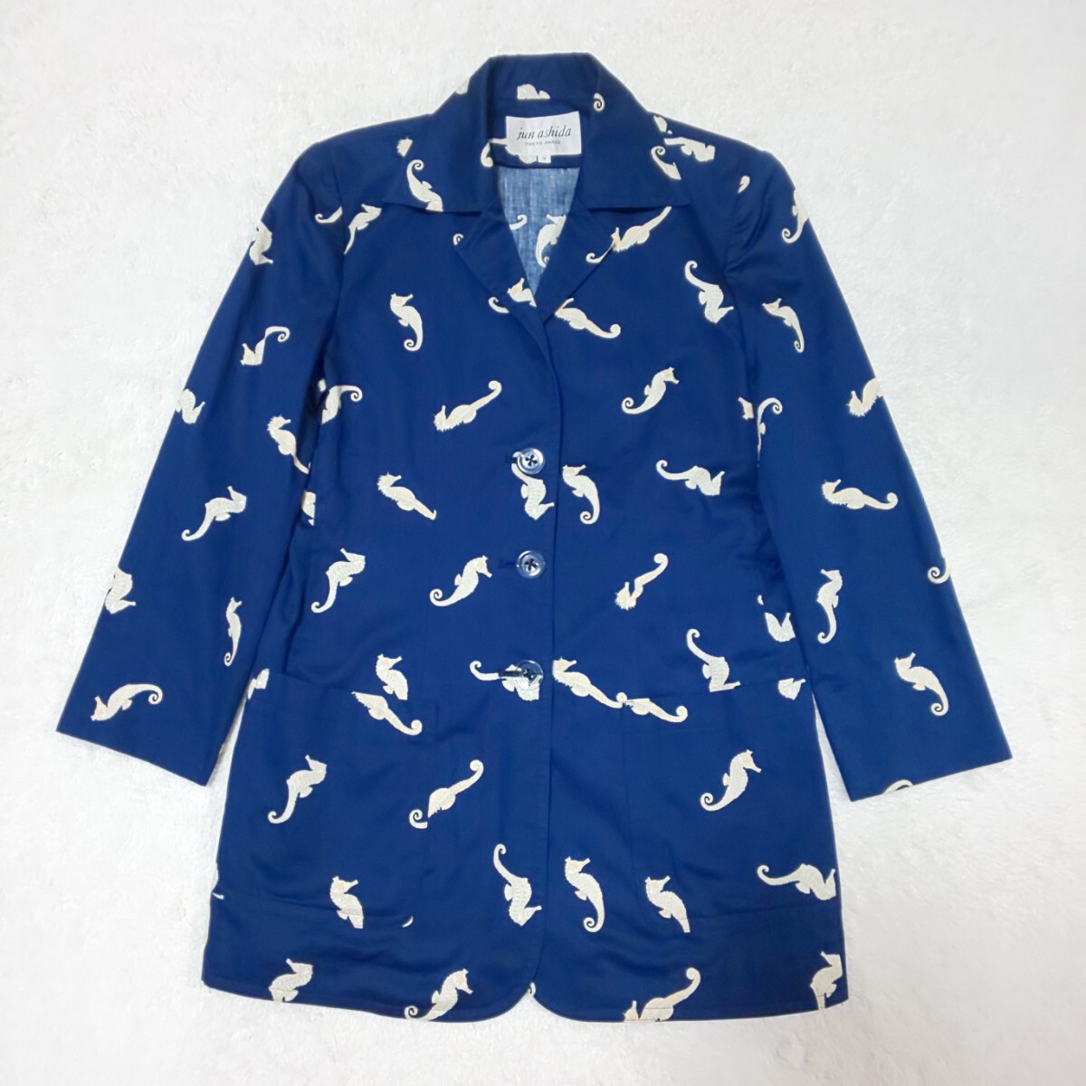 極美品/希少】jun ashida ジュンアシダ 芦田淳 アンサンブル 極美品/希少】jun ashida ジュンアシダ 芦田淳 アンサンブル