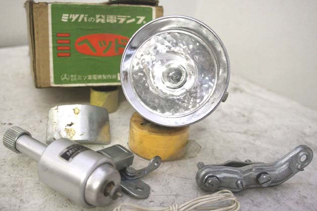 50sサンライト自転車新品砲弾ライト 検ツノダ光風川村山口富士片倉ラレー能率片倉帝輪セキネ水谷覇王ゼブラ丸石BS自転車モペットジュピター Yahoo!オークション - 50sサンライト自転車新品砲弾ライト 検