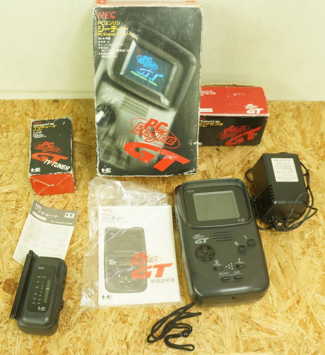 NEC PCエンジン ジーティー GT PI-PG6 / ACアダプタ / TVチューナー 3点セット　中古品　ソフト読み込み不可