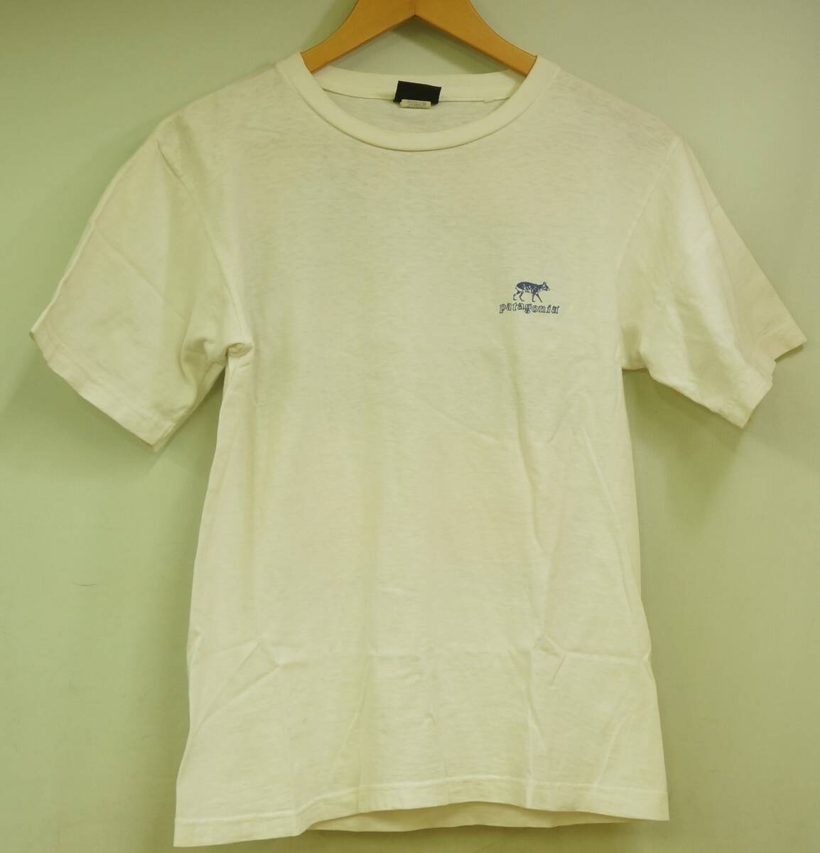 Patagonia パタゴニア 旧黒タグ USA製 絶滅Tシャツ Sサイズ　中古品　多少の黄ばみ、傷み有