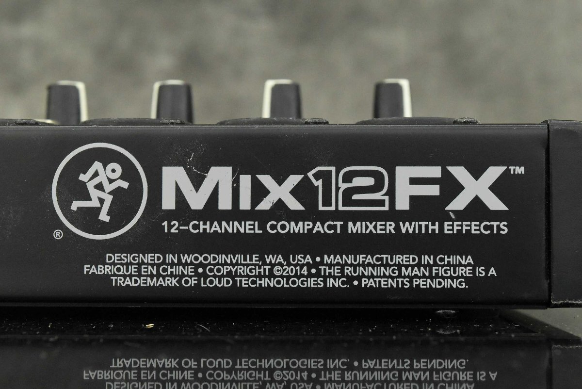 F*MACKIE Mackie MIX12FX analog mixer * present condition goods *