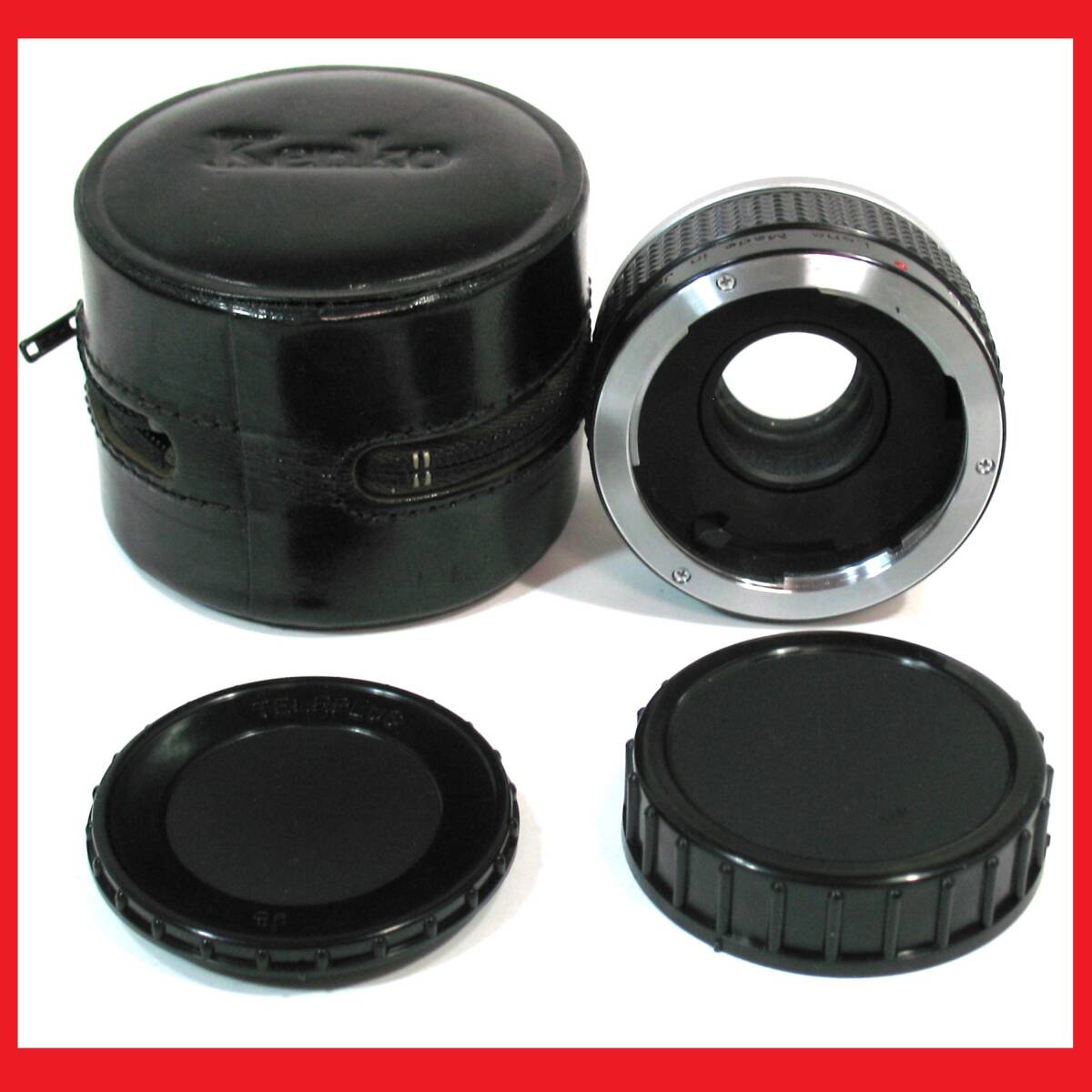 レターパックプラス.600円.発送OK 2X MT TELEPLUS MC6 テレプラス オリンパス用 テレプラス ケース付き (赤枠.樂多我)_画像1