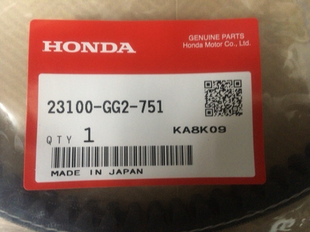 新品送料込ホンダライブデイオAF34(前期)Vベルト純正23100-GG2-751 1本_画像1