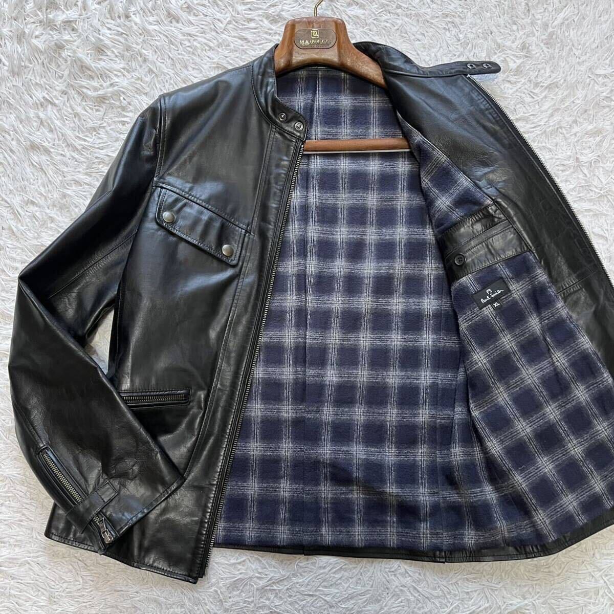 ポール・スミス コレクション】ライダース L カウ 牛革 レザー ポール・スミス コレクション】ライダース L カウ 牛革 レザー
