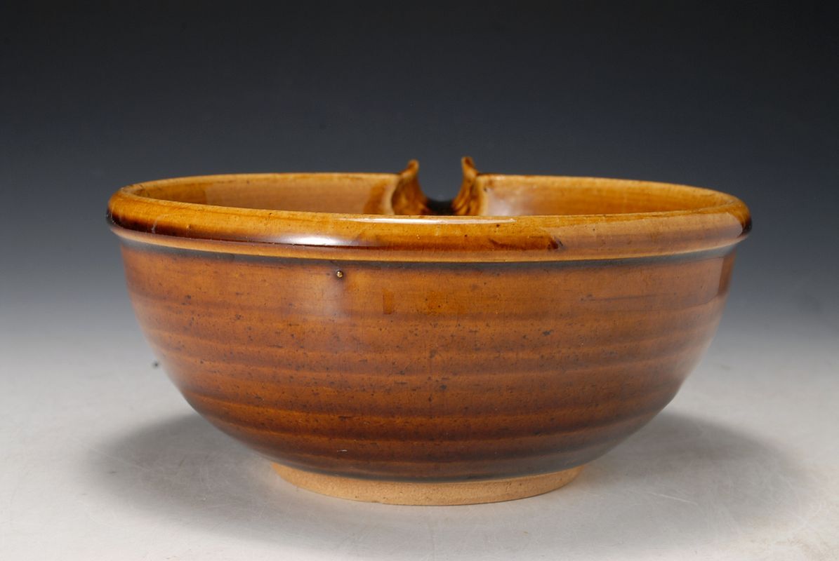 飴釉平鉢 (未使用 新品同様) Yahoo!オークション - 3801 民窯 飴釉片口 鉢 民藝 古民芸 検 出西窯