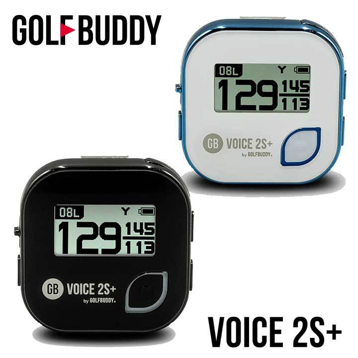 GOLFBUDDY GB VOICE2S+ GPS 距離測定器 ブラック 高低差補正 飛距離計測 ゴルフバディ ボイス2S+ GOLF 2023 送料無料 即納