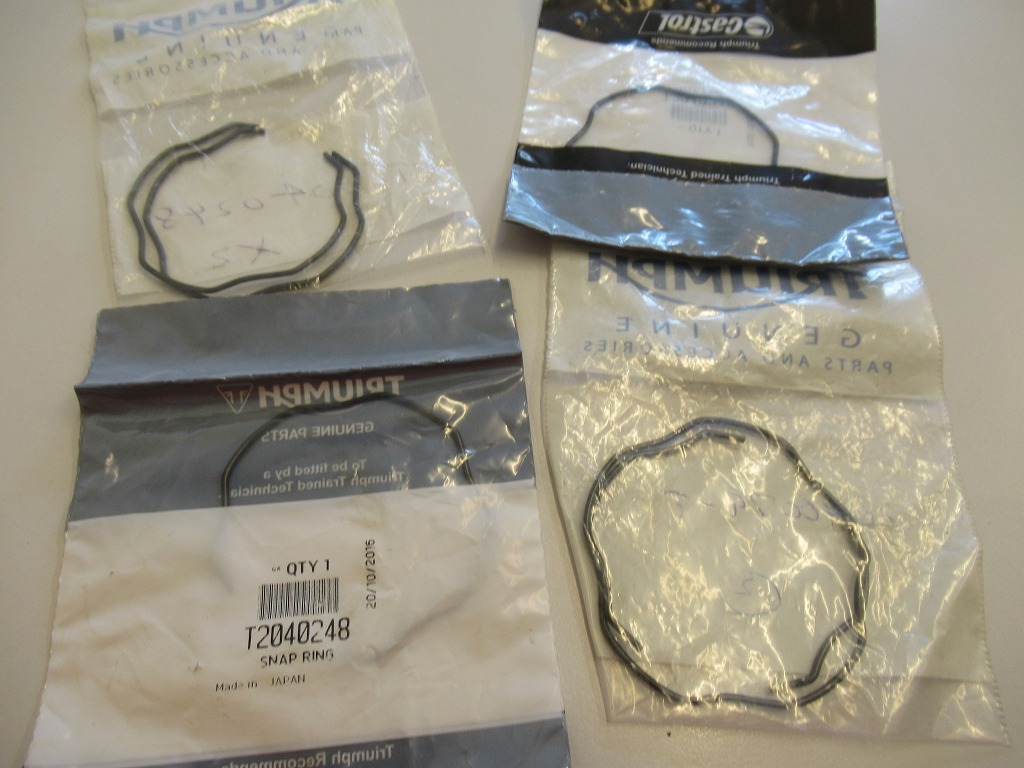  Triumph original Dayton 675,Bonneville,Thruxton other snap ring other T2040248|T2040079