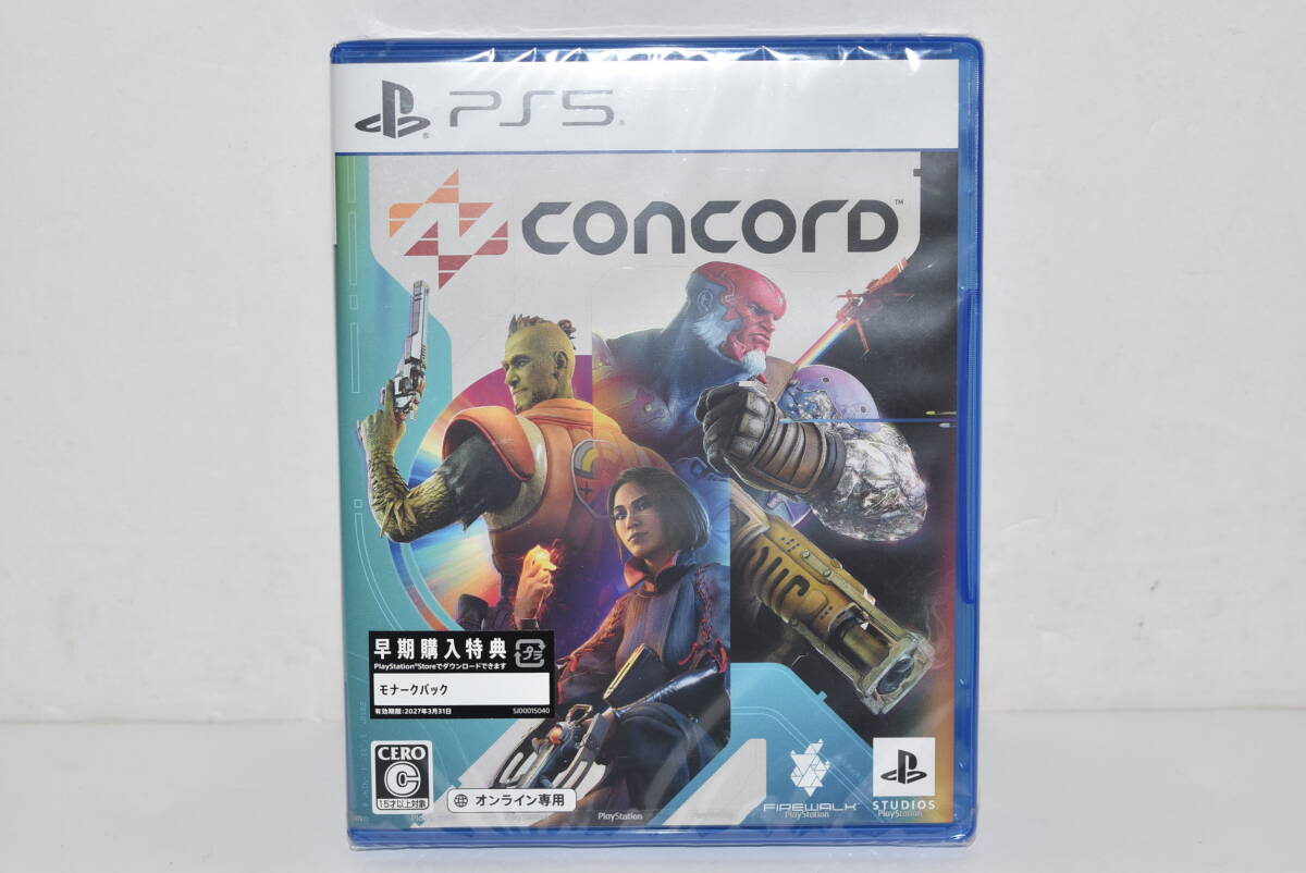 22S 【未開封品】 concord PlayStation5ソフト 早期購入特典付き モナークパック付き コンコード PS5 ソフト プレイステーション５