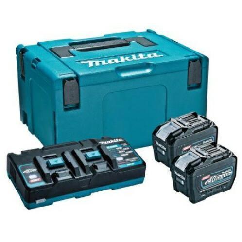 ☆未開封 マキタ パワーソースキット XGT10 A-74859 40V 充電器・8.0Ahバッテリー2個・ケース 電動工具 外箱に傷みあり 未使用品 240909