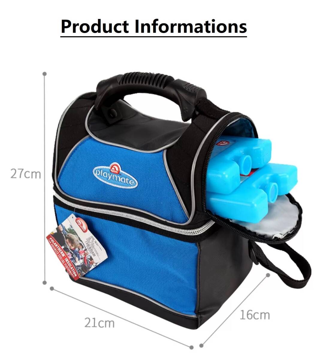 米国 IGLOO イグルー 限定版 9L PLAYMATE 耐久性断熱防漏 クーラーバッグ ブルー