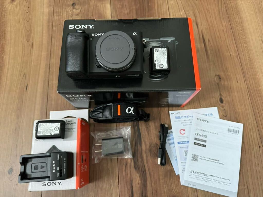 SONY ミラーレス α6400 ブラック バッテリーパック×2 バッテリー SONY ミラーレス α6400 ブラック バッテリーパック×2 バッテリー