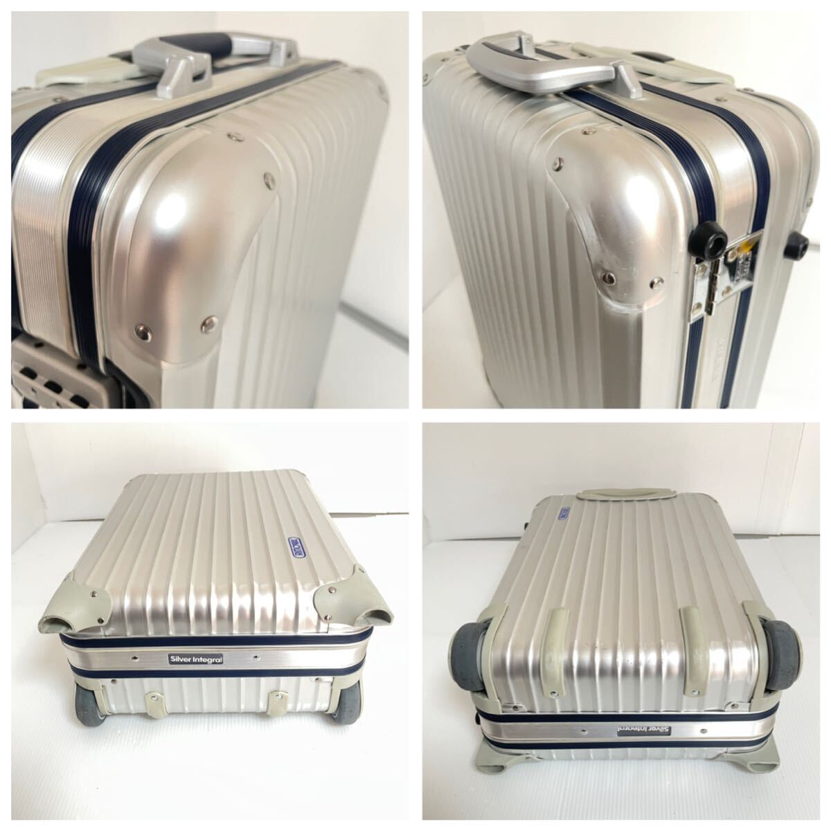 奇跡の美品 RIMOWA リモワ トパーズ シルバーインテグラル 32L 奇跡の美品 RIMOWA リモワ トパーズ シルバーインテグラル 32L