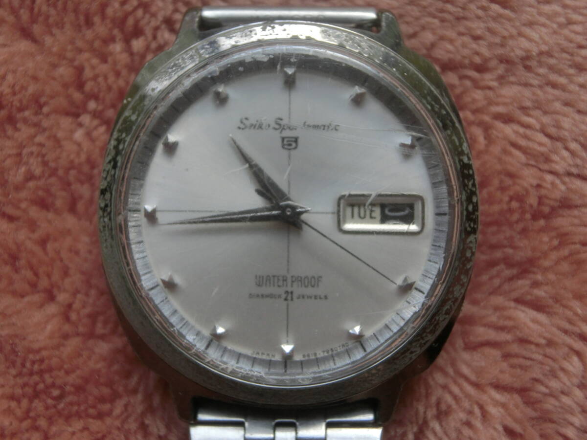 ●良品・SEIKO/セイコースポーツマチック5・6619-7950・SEIKOSYA・21石●1964年●自動巻き★セイコーベルト付き●アンティーク・WATERPROOF