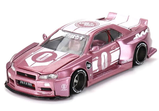 MINI GT 1/64 日産 スカイライン GT-R R34 KAIDO RACING FACTORY V1 KAIDO★HOUSE (右ハンドル) (KHMG128)