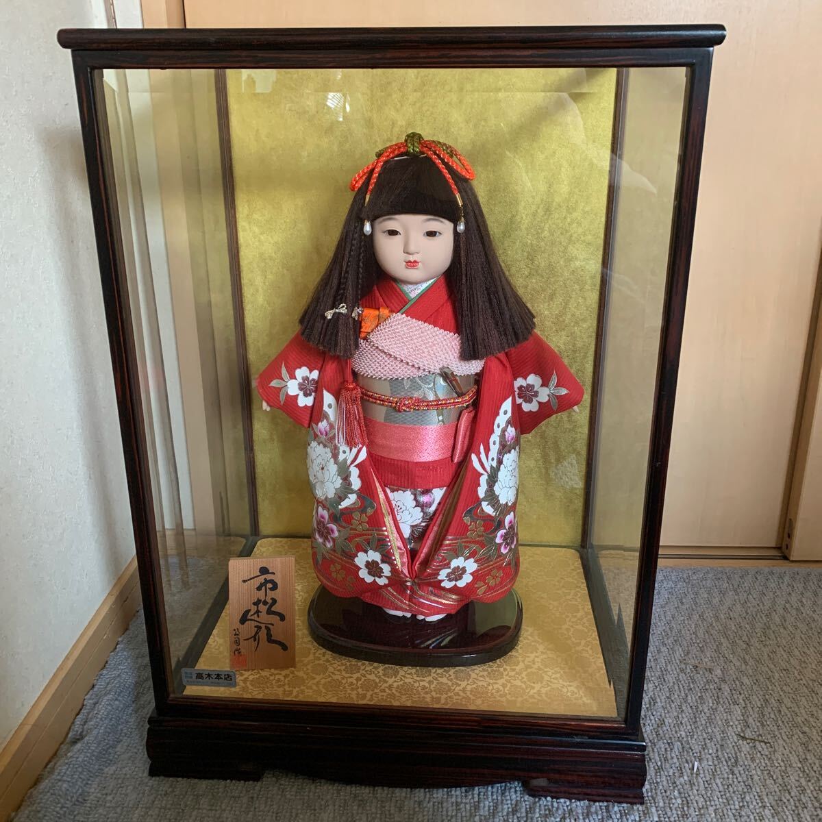 美品□市松人形 人形 公司作 人形ケース 日本人形 立位人形 美品□市松人形 人形 公司作 人形ケース 日本人形 立位人形