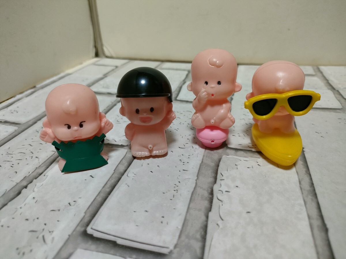 希少！レトロ　TOMY　しーこっこ　 ソフビ フィギュア　4体セット