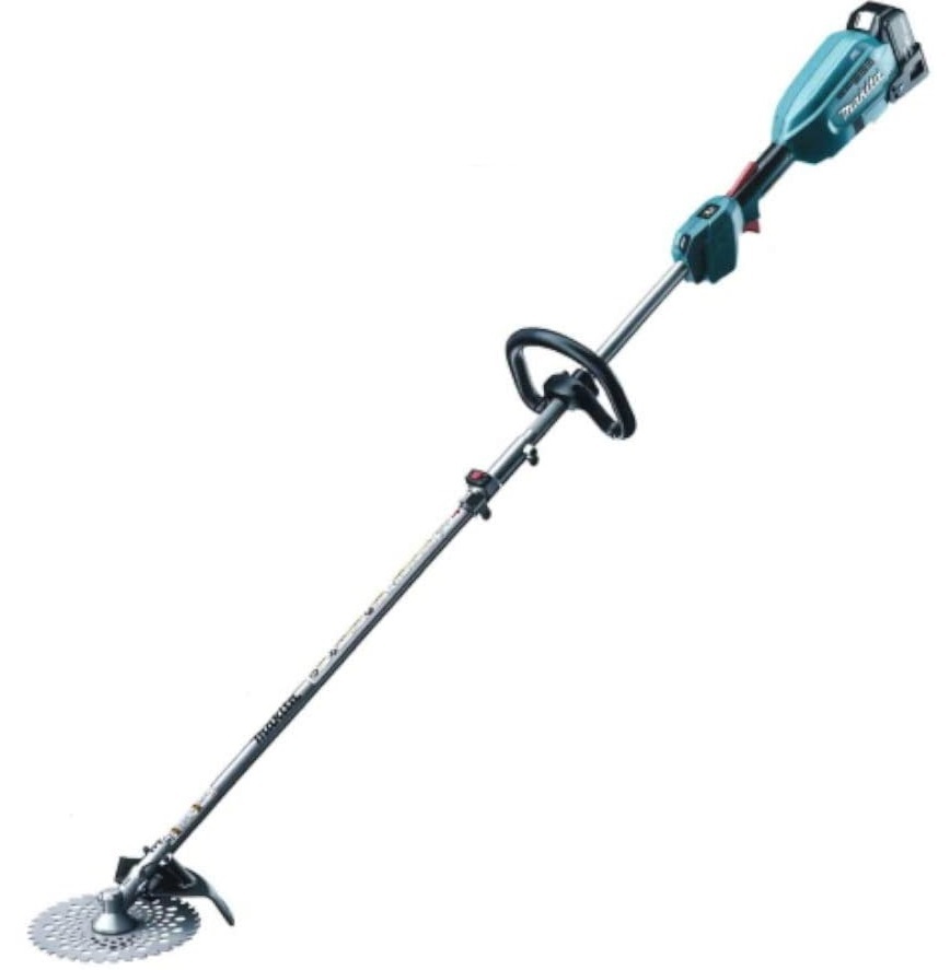 (マキタ) 充電式スプリット草刈機 MUX18DRGM モータ部+刈払アタッチメント BL1860B+充電器DC18RF+ツールバッグ付 18V対応 makita 大型商品_画像1