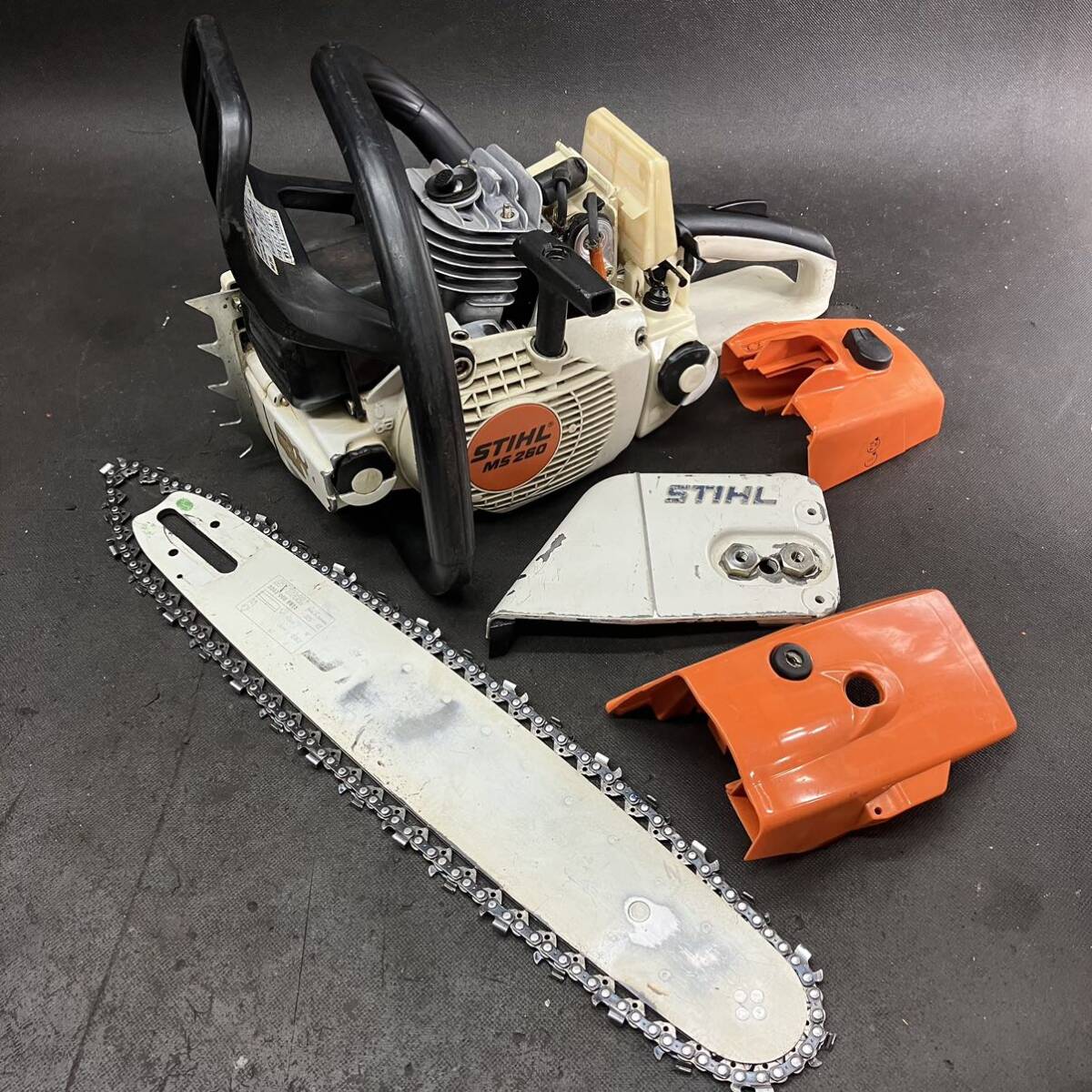 STIHL スチール エンジンチェーンソー MS260-1 中古現状 部品 STIHL スチール エンジンチェーンソー MS260-1 中古現状 部品