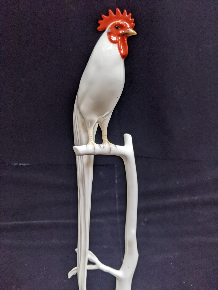 5100円 ノリタケ 尾長鶏 置物 Noritake 高33.5cm - ノリタケ 5100円 ノリタケ 尾長鶏 置物 Noritake 高33.5cm - ノリタケ