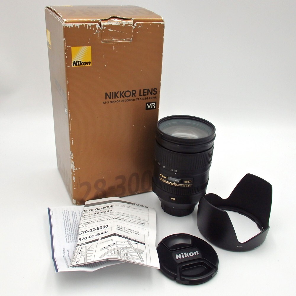 1円〜 Nikon ニコン AF-S NIKKOR 28-300mm f/3.5-5.6G ED VR ズームレンズ Fマウント 箱付 動作未確認 y295-3082450【Y商品】