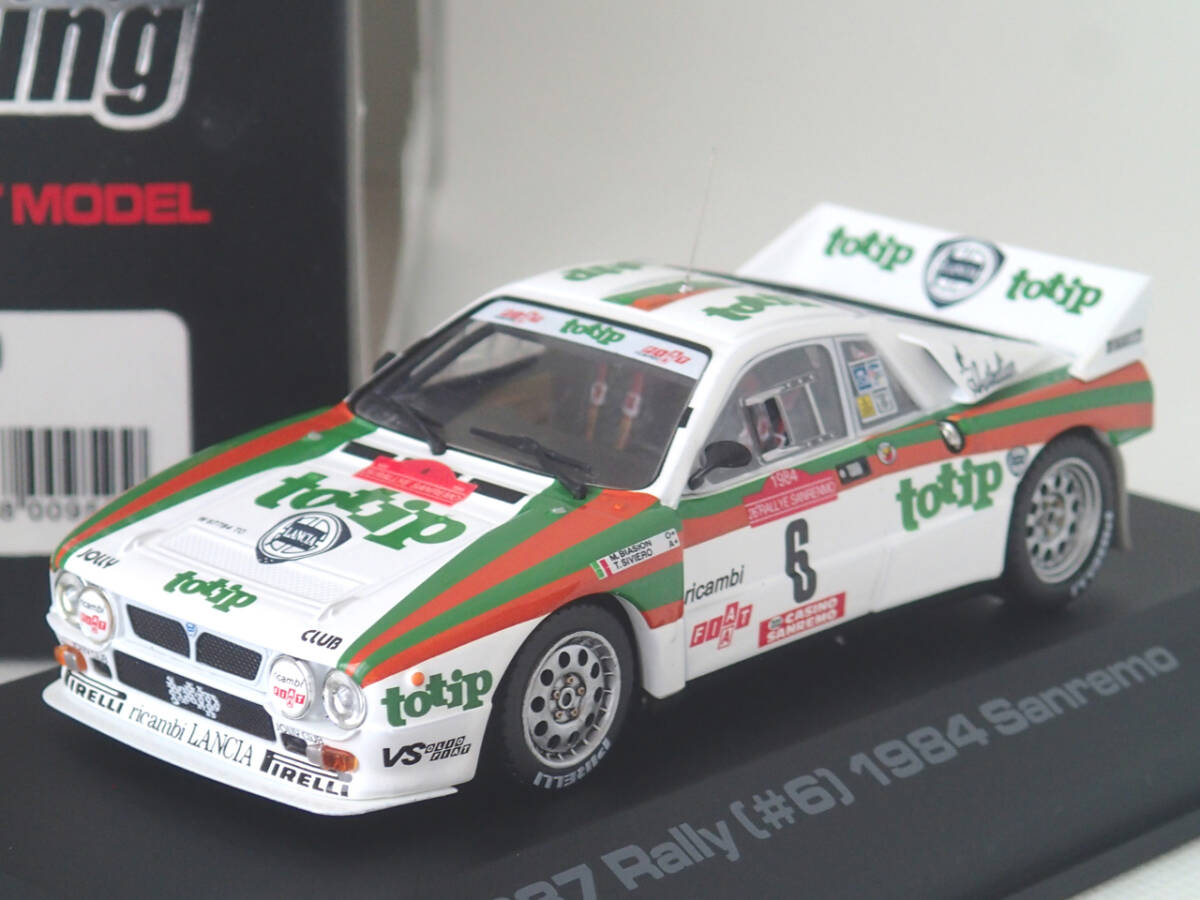 HPI racing 1/43 Lancia ランチア 037 Rally ラリー (#6) 1984 Sanremo サンレモ 959