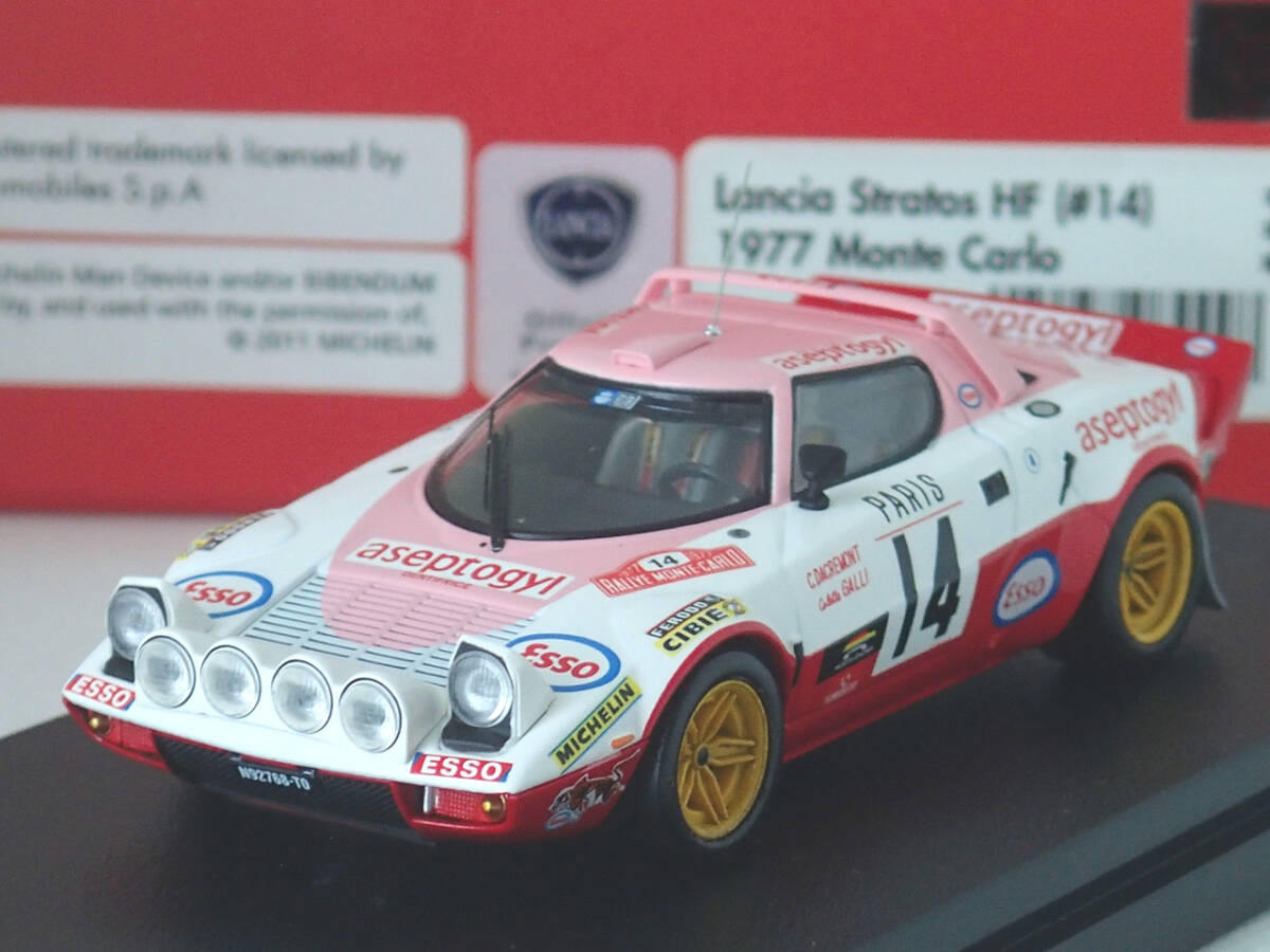 HPI racing 1/43 Lancia Stratos ランチア ストラトス HF (#14) 1977 Monte Carlo モンテカルロ 8244
