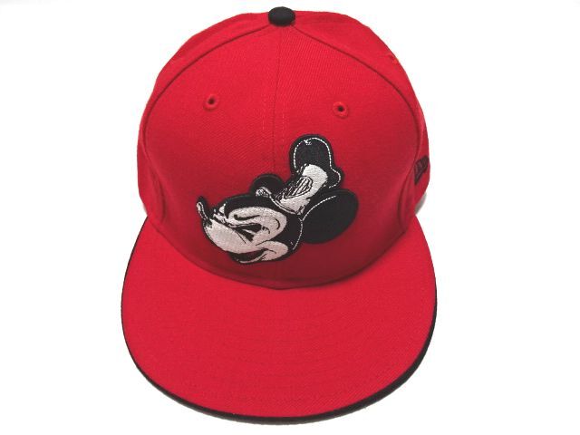 美品 NEW ERA ｘ DISNEY BLOC28 CAP / ニューエラ キャップ 帽子 ミッキーマウス グラフィックアート 限定モデル メンズ レディース ⑮_画像1