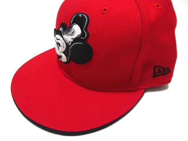 美品 NEW ERA ｘ DISNEY BLOC28 CAP / ニューエラ キャップ 帽子 ミッキーマウス グラフィックアート 限定モデル メンズ レディース ⑮_画像5