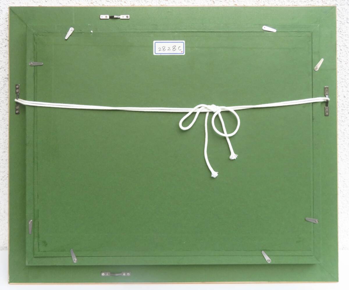 【SAKURAYA】真作保証 アート作品【朝霧富士/画家 寺西進三郎】油彩 油絵 日本画 風景画 豪華額装 絵画 美術 芸術 作家 在銘 骨董品 57×48_画像8