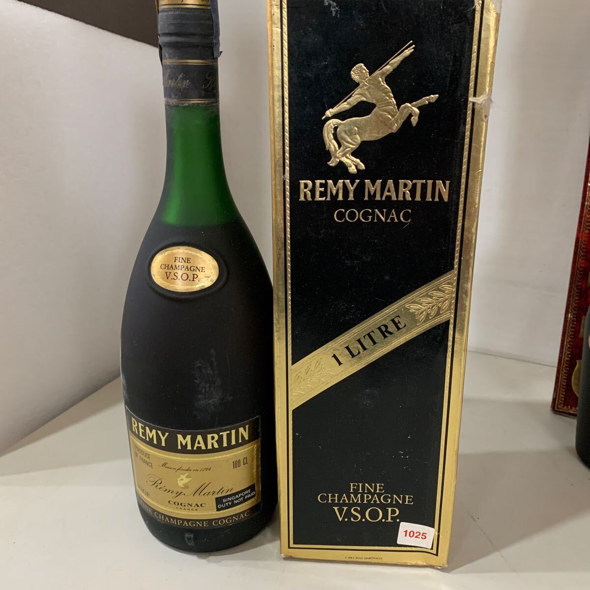 KD0344 未開栓 スコッチウイスキー LANGS ブルボンヌ ナポレオン REMY MARTIN 古酒 現状品 0906