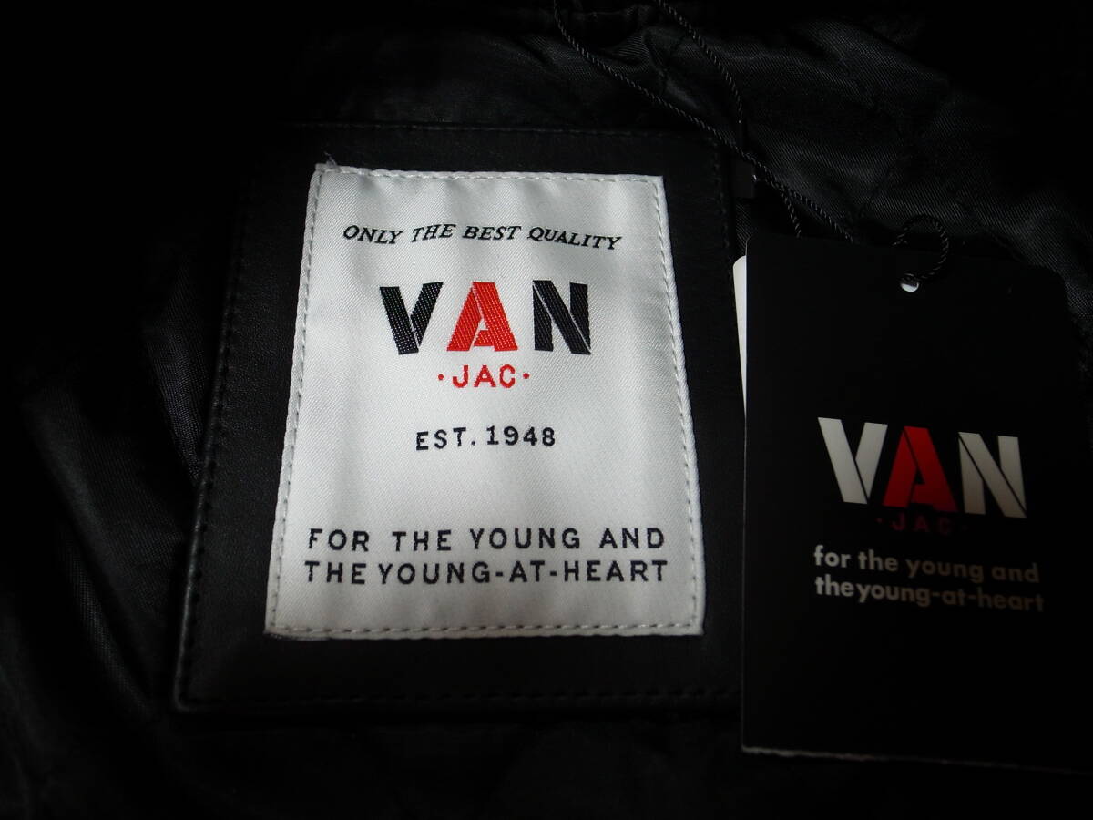 VAN JAC ヴァンヂャケット プレミアム スタジャン 濃紺×黒 M VAN VAN JAC ヴァンヂャケット プレミアム スタジャン 濃紺×黒 M VAN