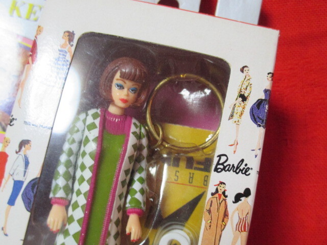 *90 годы Vintage Barbie кольцо для ключей bru сеть Poodle Parade пудель pare-do Barbie новый товар в коробке 