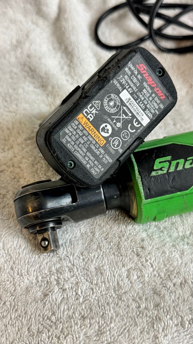 スナップオン Snap-on 3/8 充電式ラチェット バッテリー 充電器 スナップオン Snap-on 3/8 充電式ラチェット バッテリー 充電器