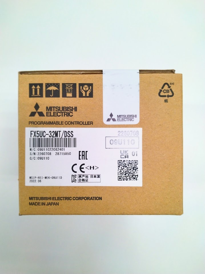 正規代理店購入 三菱電機 シーケンサ FX5UC-32MT/DSS PLC 正規代理店購入 三菱電機 シーケンサ FX5UC-32MT/DSS PLC