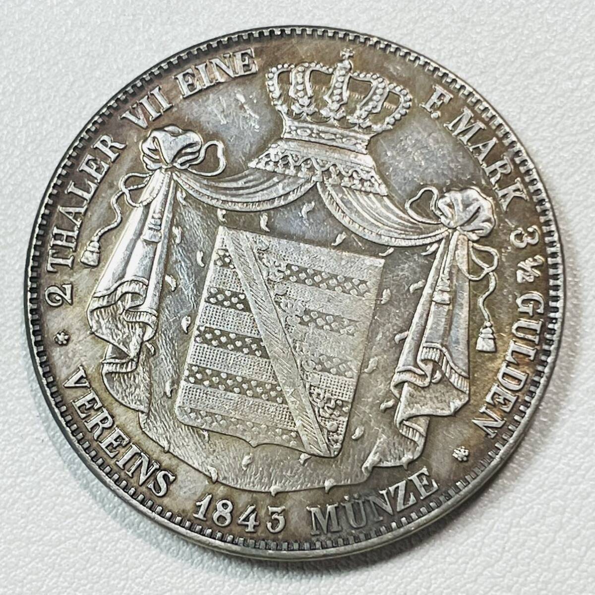 ドイツ 硬貨 古銭 ジョセフ公爵 1843年 ザクセン=アルテン ドイツ 硬貨 古銭 ジョセフ公爵 1843年 ザクセン=アルテン