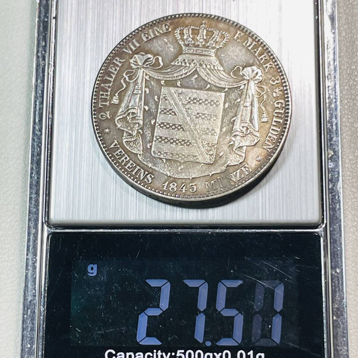 ドイツ 硬貨 古銭 ジョセフ公爵 1843年 ザクセン=アルテン ドイツ 硬貨 古銭 ジョセフ公爵 1843年 ザクセン=アルテン