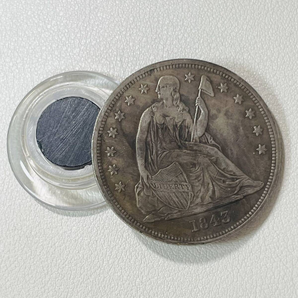 アメリカ 硬貨 古銭 自由の女神 1843年 リバティ イーグル