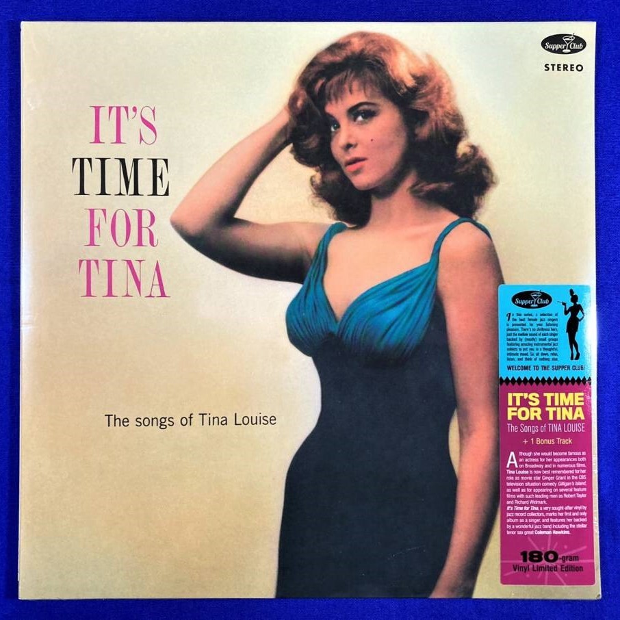 未開封 匿名配送＆補償付 ティナ・ルイーズ 丁寧な梱包 美品 ジャズ レコード It's Time For Tina The Songs Of Tina Louise 1LP Jazz