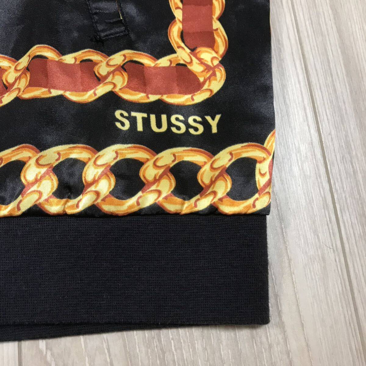stussy old chan shirts jacket blouson gold black チェーン stussy old chan shirts jacket blouson gold black チェーン