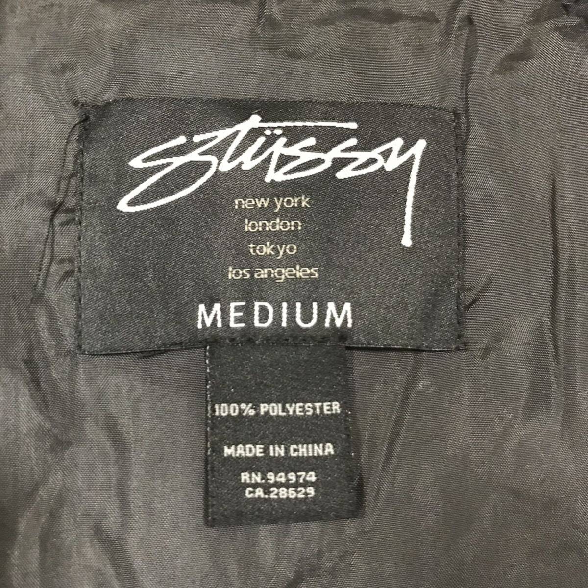 stussy old chan shirts jacket blouson gold black チェーン stussy old chan shirts jacket blouson gold black チェーン